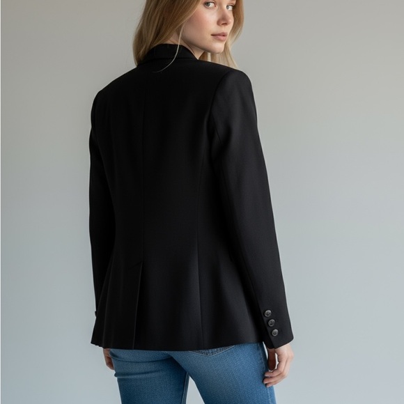 NWT New York & Co. Stretch Women's Size 8 Black Suit Jacket / Blazer - Picture 2 of 13